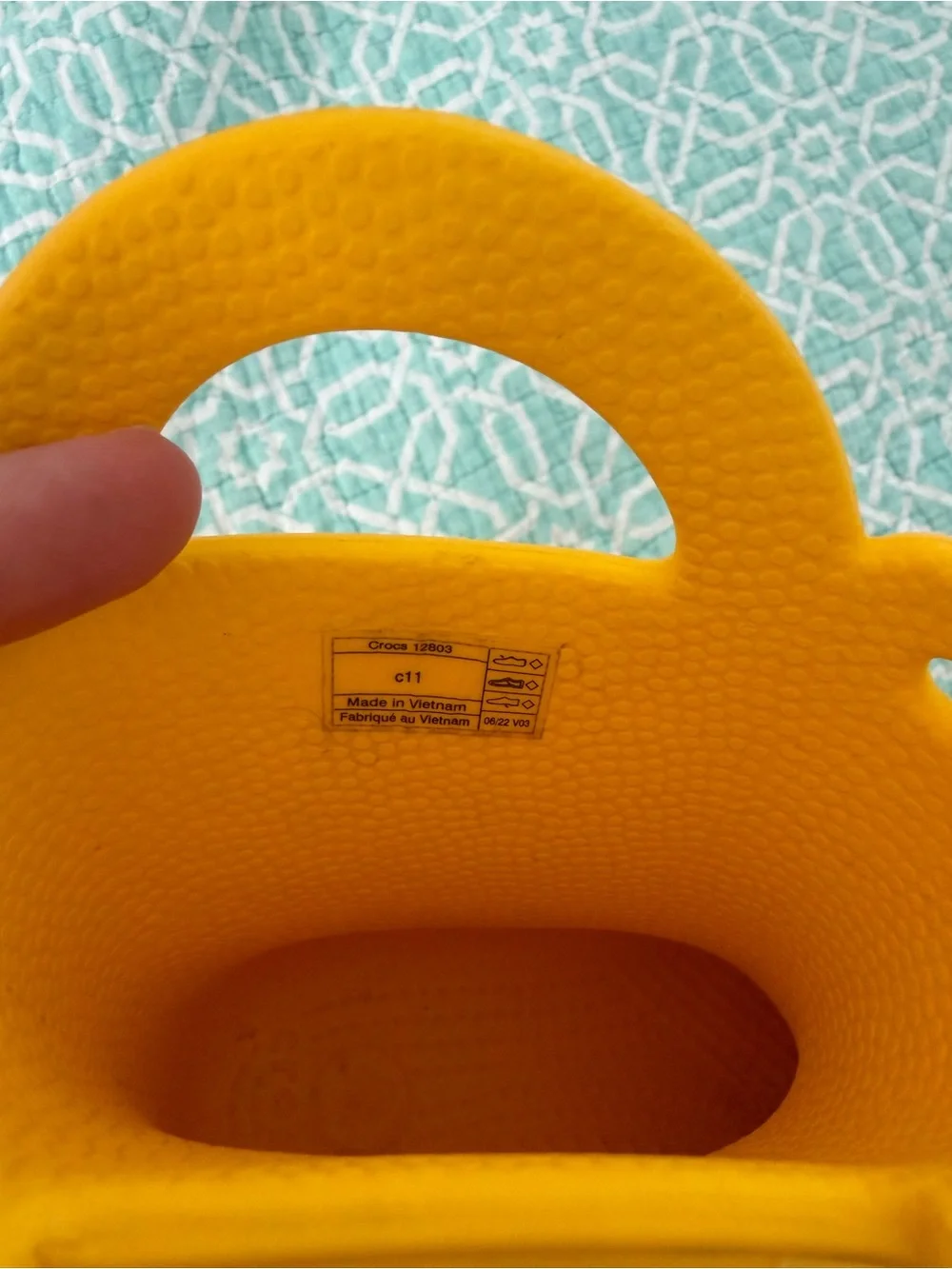 Crocs Kids' Yellow HandleRain Boots